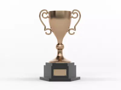 Trophy Cups 3D model 84