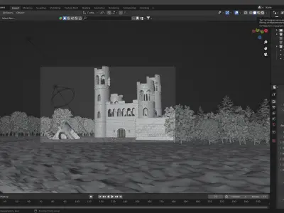 Castle 3D model 5