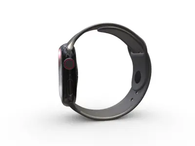 Apple Watch Series 9 in Graphite 3D model