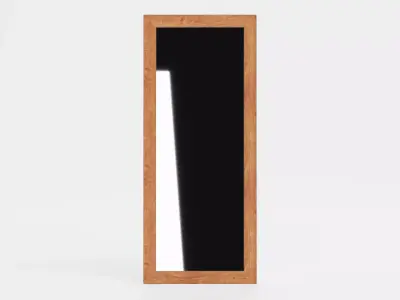 -Wooden Mirror- 3D model