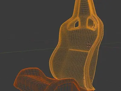 Bucket Seat 3D model