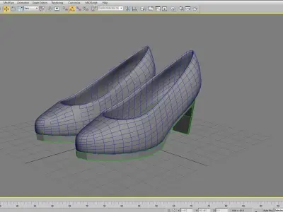Generic Heels 3D model 3D model