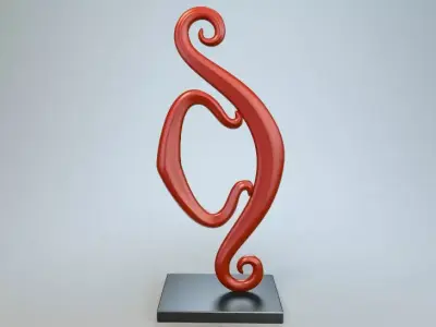 Abstract Figure 3D model 19