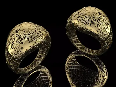 Ultra Vision Ring 3D print model shop