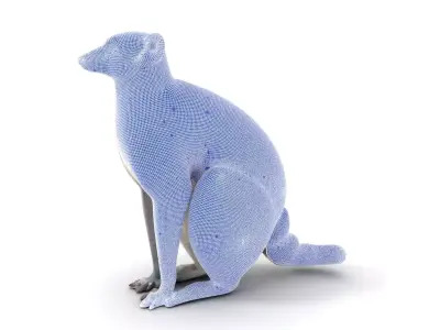 Elegant Lemur model pack Low-poly 3D model