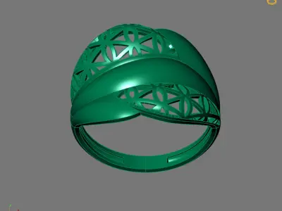 Women Plain Ring Ready STL 3DM Models Womens Rings 3D models 3D print model
