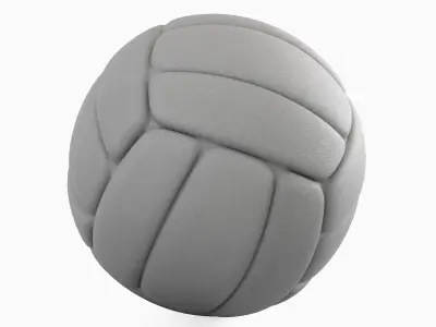 Simple Volleyball Ball 05 3D model