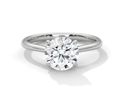 solitaire ring with detail images and 360 render videos 68 3D print model