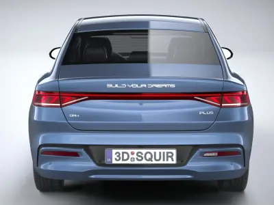 BYD Qin Plus 2024 3D model