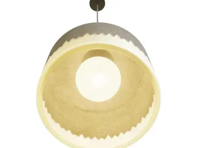 Vakkerlight Delia Cement Pendant Light  3D model