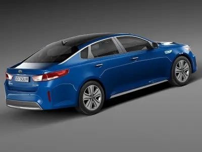 Kia Optima Hybrid 2017 3D model