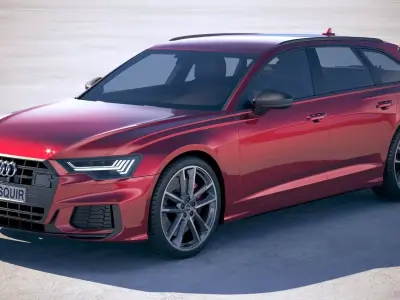 Audi S6 Avant 2020 3D model