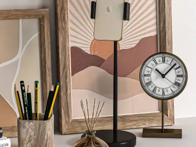 Decorative set 08 3D model