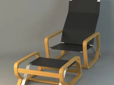 Toro Lounge Chair 3D model