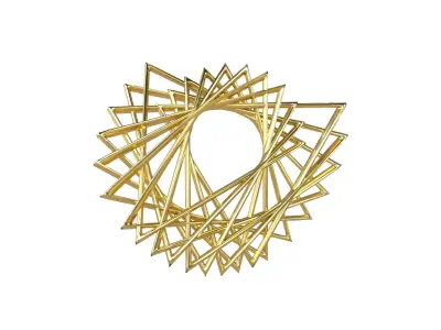 Abstract Shape v3 004 Low-poly 3D model