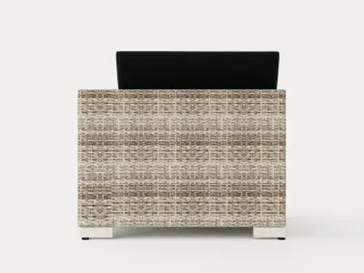 Bahamas Corner Module Low-poly 3D model