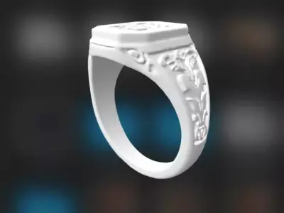 ring 3d free Free 3D model