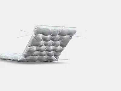 KUDDARNA Sun lounger cushion Low-poly 3D model