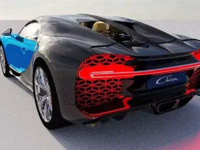 Bugati Chiron 3D model