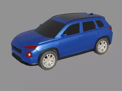 Grand vitara car Model Low-poly 3D model