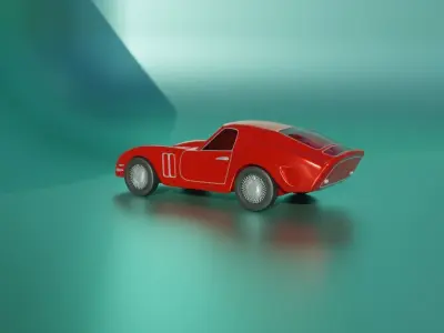 Ferrari 250 GTO 3D Model  Low-poly 3D model