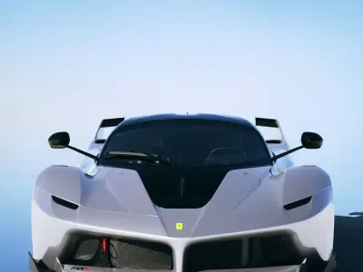 Ferrari FXX K 2015 Low-poly 3D model