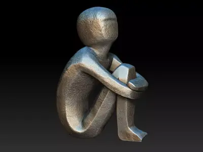 Iron Boy Jarnpojke Statue 3D print model