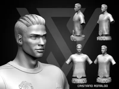 Ronaldo 3D Printable  3D print model