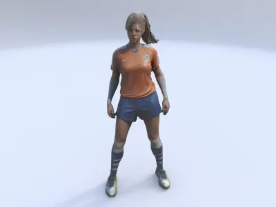 Soccer 3D model
