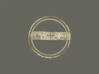 Wedding ring 0081 3D print model