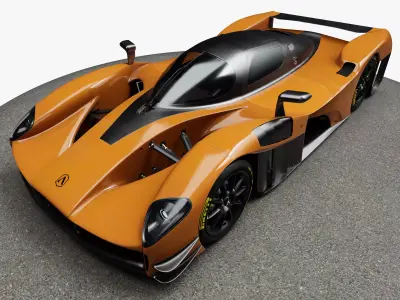 Adamastor Furia Low-poly 3D model