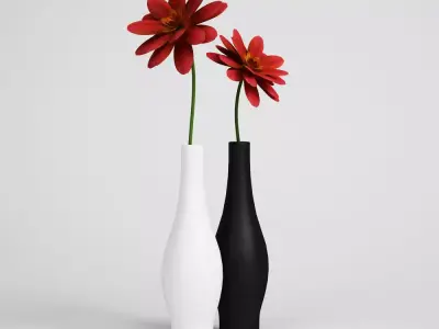 CGAxis flower 3D model