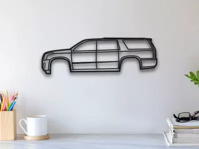 2015 Escalade Wall Art 3D print model