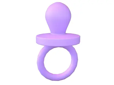 Pacifiers Decoration v1 003 Low-poly 3D model