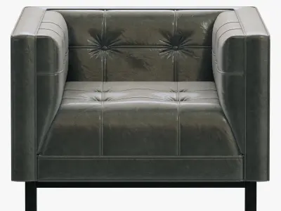 Restoration Hardware Madison Leather Chair 3D model