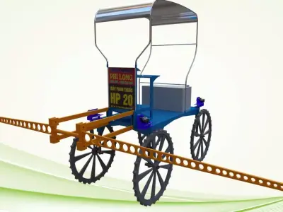 New car for agricultural Free 3D model
