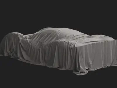 Sportcar Cover 09 3D model