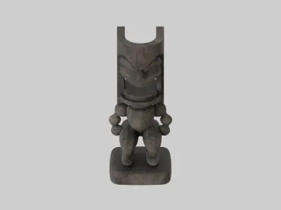 Tiki Statue 3D model