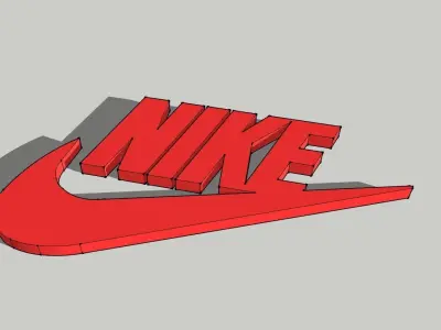 Nike Logo 3D print model