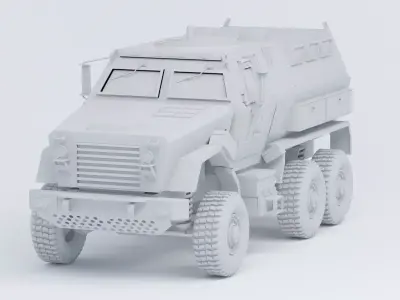 2007 BAE systems Caiman CMTV 3D model