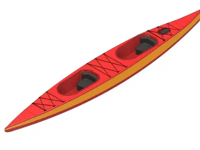Kayak 3D print model