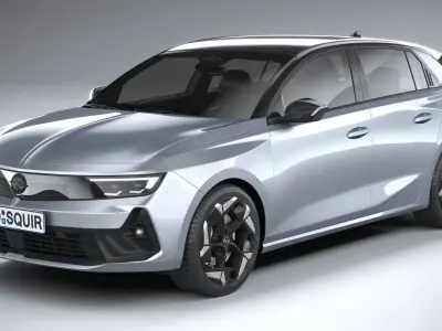 Opel Astra GSE 2023 3D model