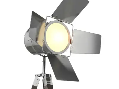 Floor Lamp - Adhil -  Low-poly 3D model