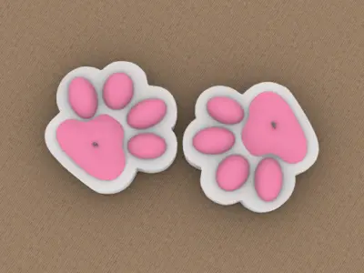Paw Candle 3D print model
