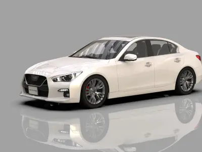 Nissan Skyline  RV37 2020 HQ interior  3D model