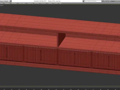TV AUGUSTA Volpi low poly 3d model Low-poly 3D model