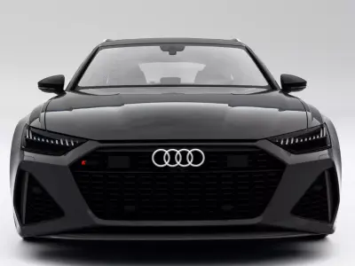 Audi RS6 Avant 2020 Low-poly 3D model