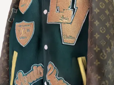 Louis Vuitton Varsity Jacket 3D print model