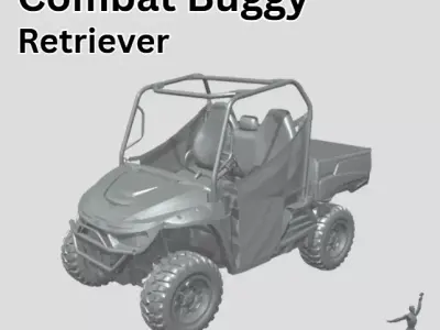 Retriever Utility Terrain Vehicle Buggy 3D print model