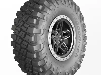 BFGoodrich wheels 3D model